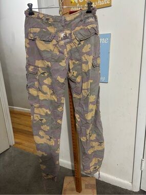 Da-Nang Purple & Tan Camouflage Cargo Pants